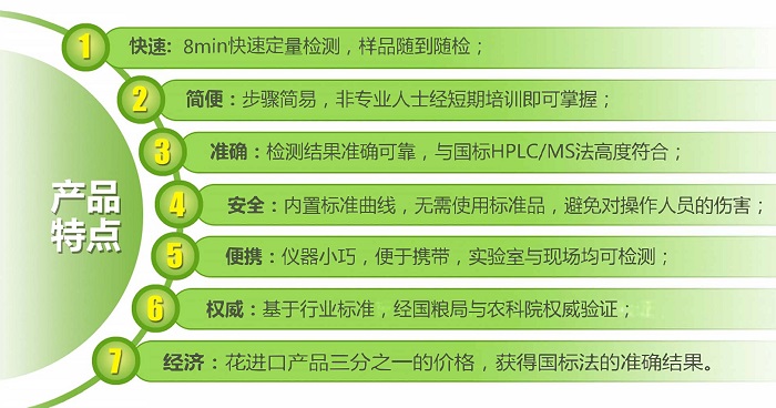   七、上海飛測生物嘔吐毒素?zé)晒舛靠焖贆z測系統(tǒng)優(yōu)點(diǎn)